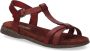 Josef Seibel FABRICIA~01~~~~~~~~~~~~~~~~~~~ Platte sandalenDames Sandalen Rood - Thumbnail 7