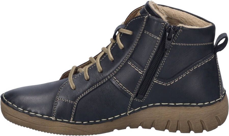 Josef Seibel Veterlaarsjes Felicia 01 Veterschoenen sneakers vrijetijdsschoen met modieuze siernaad