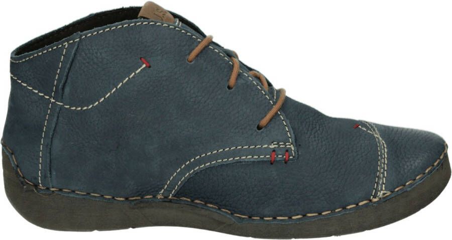 Josef Seibel FERGEY~18~~~~~~~~~~~~~~~~~~~~~ Hoge sneakersVeterlaarzenDames veterschoenenDames sneakersHalf-hoge schoenen Blauw