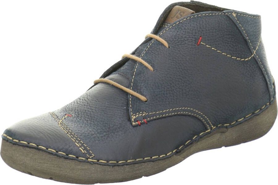 Josef Seibel FERGEY~18~~~~~~~~~~~~~~~~~~~~~ Hoge sneakersVeterlaarzenDames veterschoenenDames sneakersHalf-hoge schoenen Blauw