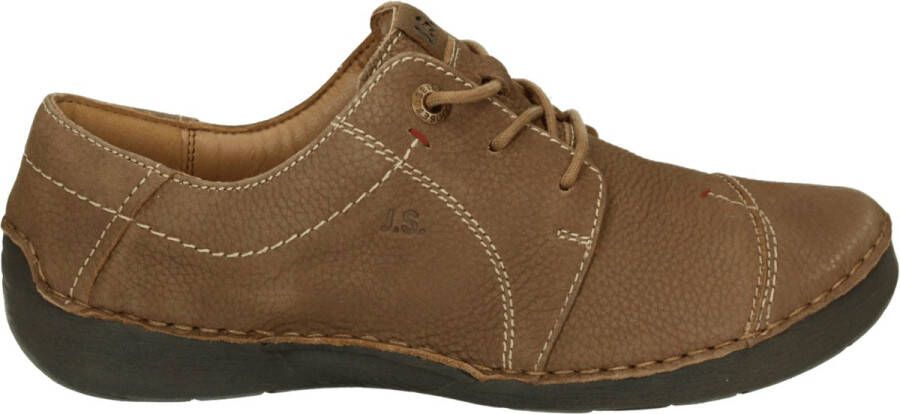 Josef Seibel FERGEY~20~~~~~~~~~~~~~~~~~~~~~ Dames veterschoenen Cognac