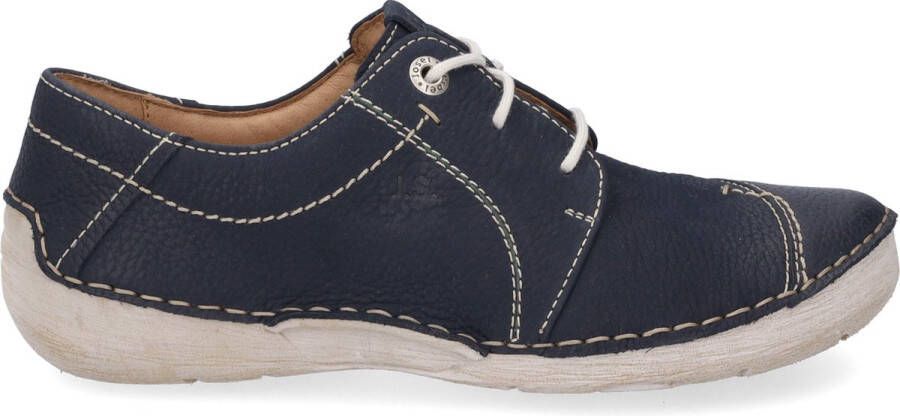 Josef Seibel Veterschoenen Fergey 20 vrijetijdsschoen lage schoen veterschoen met leren voering