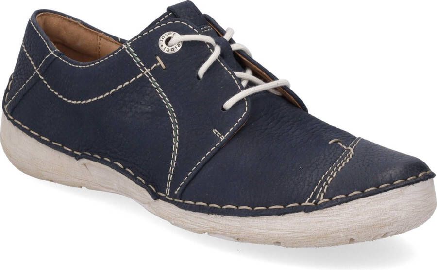 Josef Seibel Veterschoenen Fergey 20 vrijetijdsschoen lage schoen veterschoen met leren voering