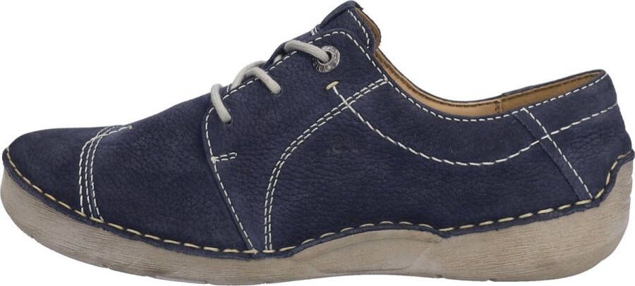 Josef Seibel Veterschoenen Fergey 20 vrijetijdsschoen lage schoen veterschoen met leren voering