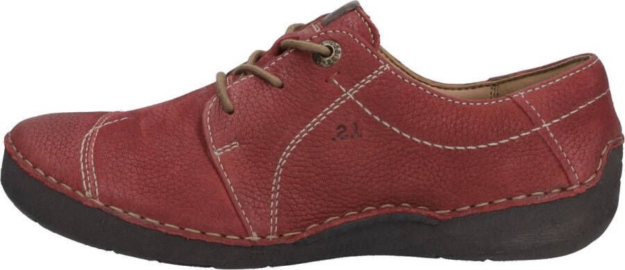 Josef Seibel Instappers Fiona 01 Comfortschoen instapschoen met elastische decoratieve veters