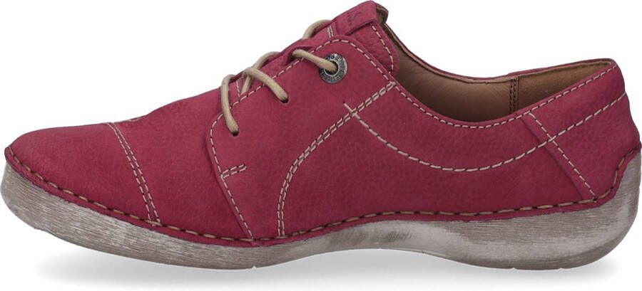 Josef Seibel Veterschoenen Fergey 20 vrijetijdsschoen lage schoen veterschoen met leren voering