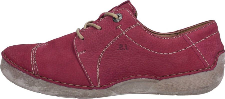 Josef Seibel Veterschoenen Fergey 20 vrijetijdsschoen lage schoen veterschoen met leren voering