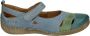 Josef Seibel FERGEY 51 Volwassenen Platte sandalenDames Sandalen Blauw - Thumbnail 1