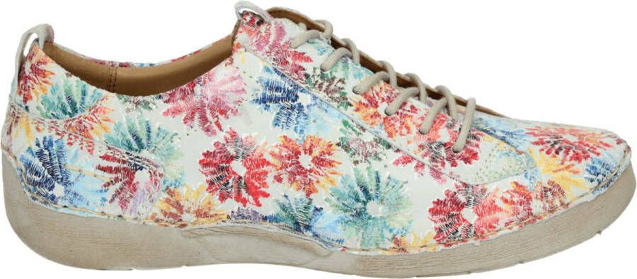 Josef Seibel FERGEY~56~~~~~~~~~~~~~~~~~~~~~ Dames veterschoenen Wit beige