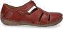 Josef Seibel Fergey 59 Halbschuh für Damen Rot - Thumbnail 1