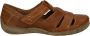 Josef Seibel FERGEY 59 Volwassenen Platte sandalenDames Sandalen Cognac - Thumbnail 1