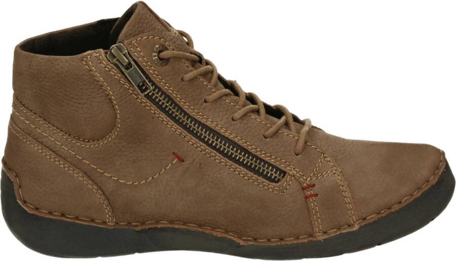 Josef Seibel FERGEY 67 Hoge sneakersVeterlaarzenDames veterschoenenDames sneakersHalf-hoge schoenen Bruin