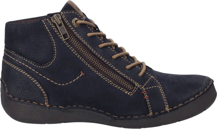 Josef Seibel Veterlaarsjes Fergey 67 Veterschoenen winterlaarzen comfortabele schoen met rits
