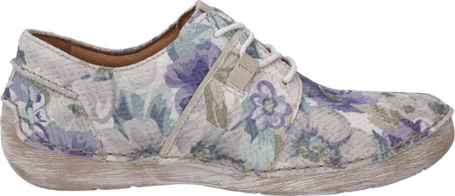 Josef Seibel Veterschoenen FERGEY 91 met kleurrijke print