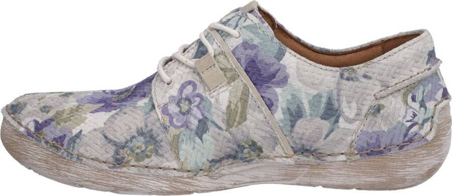 Josef Seibel Veterschoenen FERGEY 91 met kleurrijke print