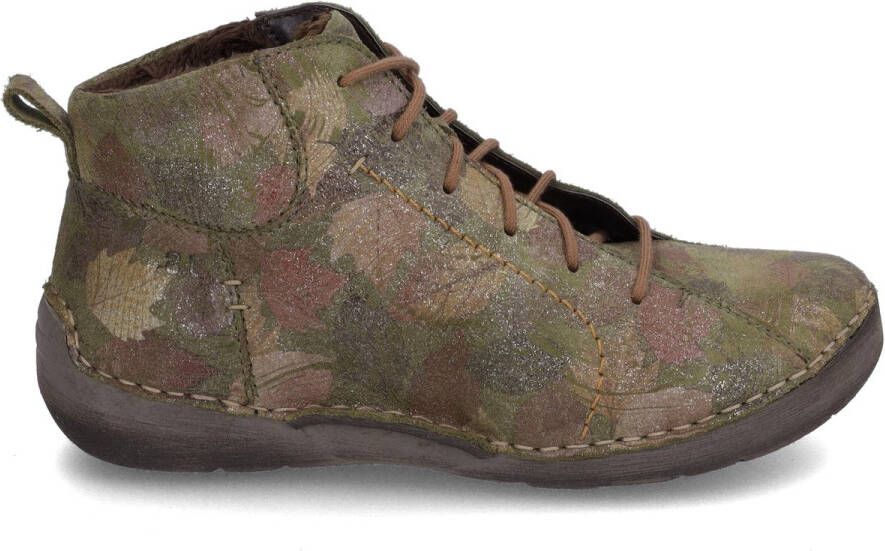 Josef Seibel Hoge veterschoenen FERGEY 97 met mooie print