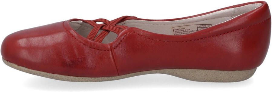 Josef Seibel Ballerina's met riempje Fiona Feestelijke schoen slipper comfortschoen met gekruiste elastiek
