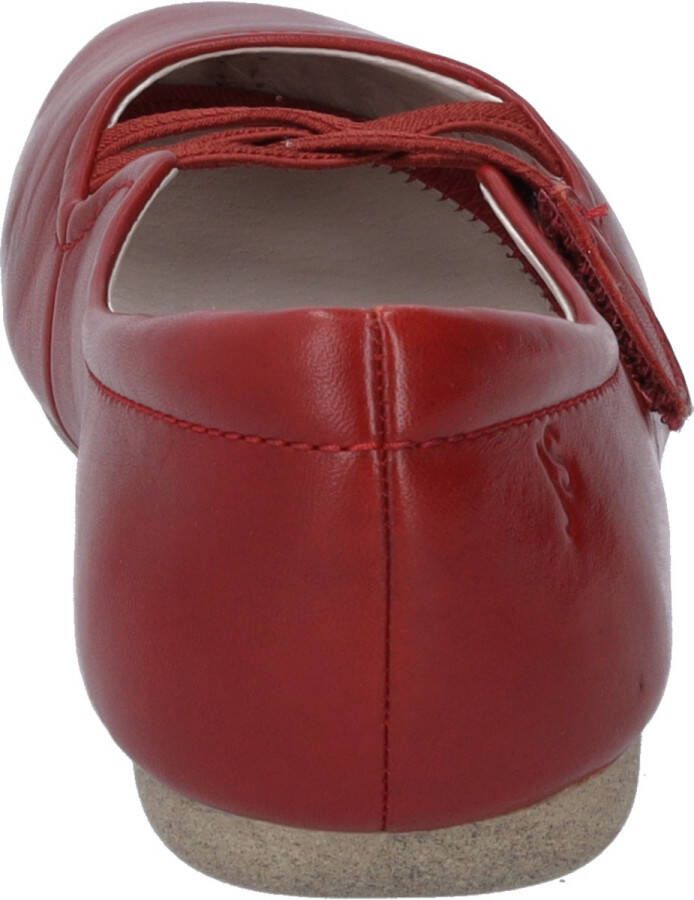 Josef Seibel Ballerina's met riempje Fiona Feestelijke schoen slipper comfortschoen met gekruiste elastiek