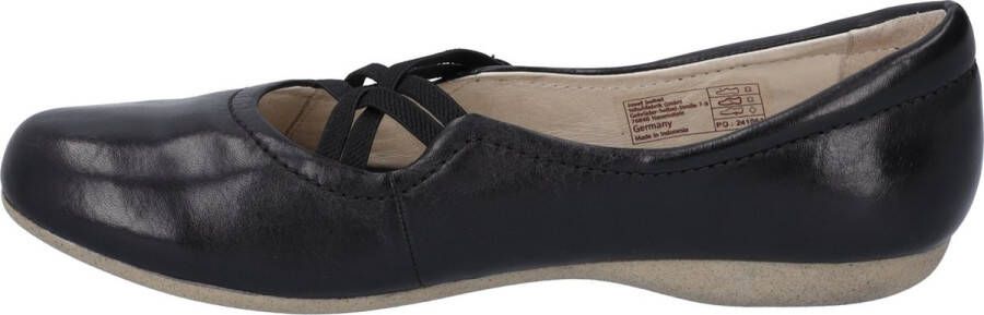 Josef Seibel Ballerina's met riempje Fiona Feestelijke schoen slipper comfortschoen met gekruiste elastiek
