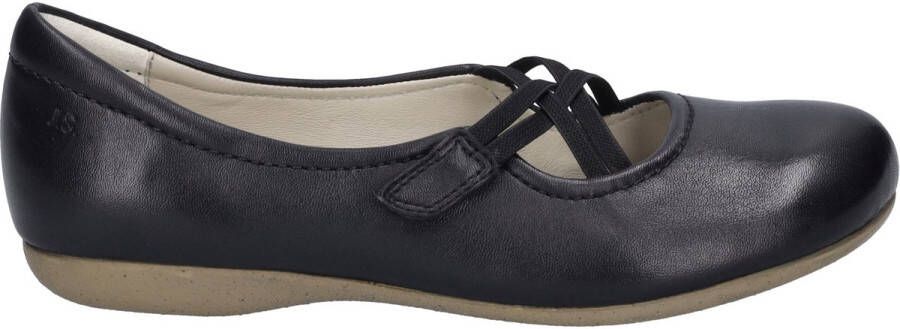 Josef Seibel Ballerina's met riempje Fiona Feestelijke schoen slipper comfortschoen met gekruiste elastiek