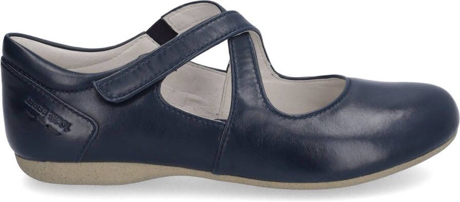 Josef Seibel Ballerina's met riempje Fiona 72 gespschoen lage schoen feest schoen met klittenbandsluiting