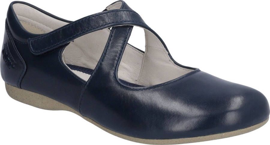 Josef Seibel Ballerina's met riempje Fiona 72 gespschoen lage schoen feest schoen met klittenbandsluiting