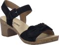 Josef Seibel GRACE~11~~~~~~~~~~~~~~~~~~~~~~ Sandalen met hak Dames Sandalen Zwart - Zwart