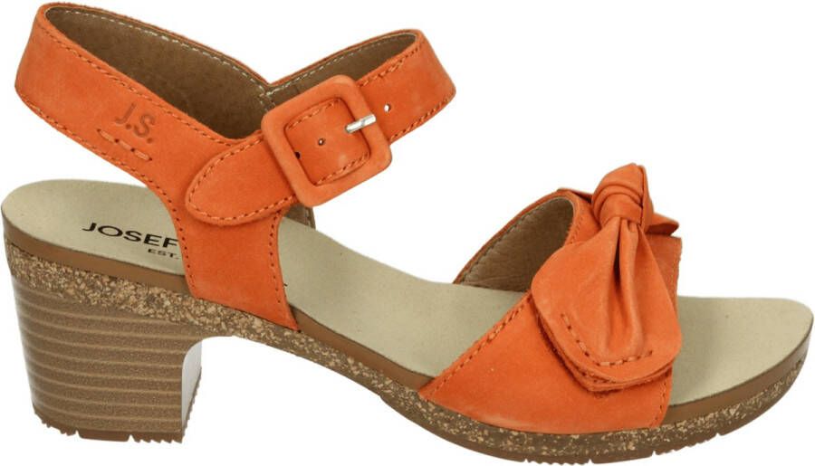 Josef Seibel GRACE~11~~~~~~~~~~~~~~~~~~~~~~ Sandalen met hakDames Sandalen Oranje