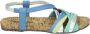 Josef Seibel HENRIETTE 03 Volwassenen Platte sandalen Blauw - Thumbnail 1