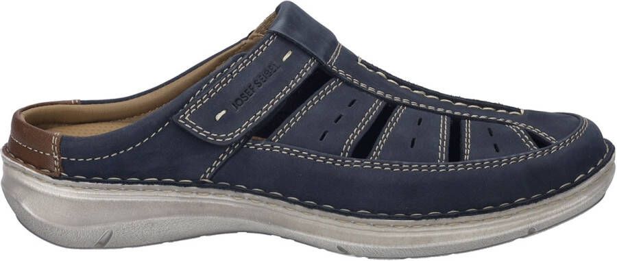 Josef Seibel -Heren blauw donker pantoffels & slippers