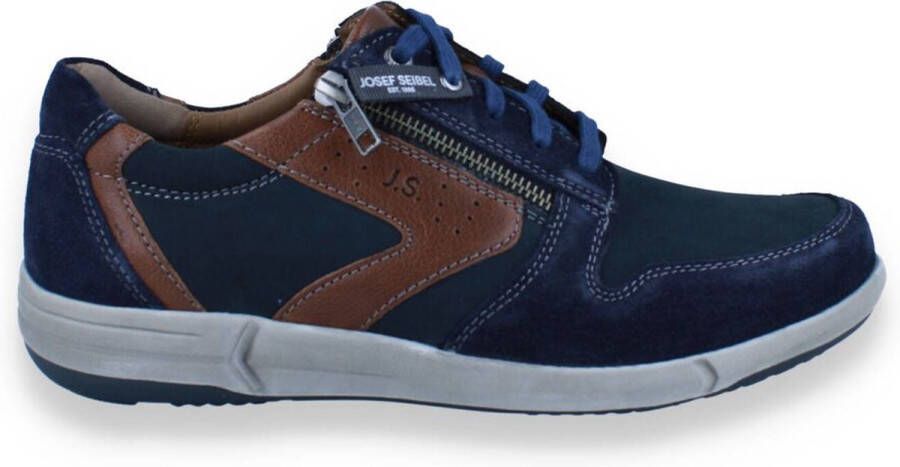 Josef Seibel Heren Sneaker Enrico Blauw