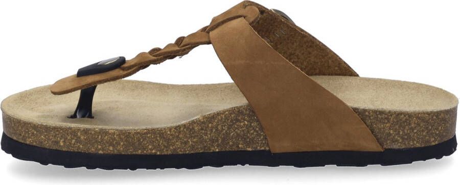 Josef Seibel Teenslippers Hermine 15 plateau dianette zomerschoen met laag voetbed