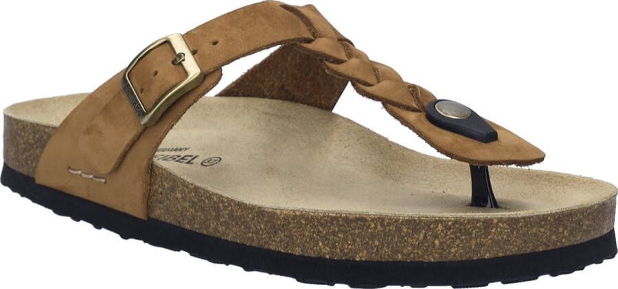 Josef Seibel Teenslippers Hermine 15 plateau dianette zomerschoen met laag voetbed