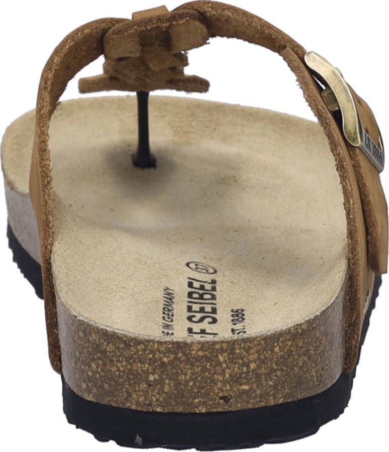 Josef Seibel Teenslippers Hermine 15 plateau dianette zomerschoen met laag voetbed