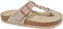 Josef Seibel Hermine Leren Dames Teenslippers Beige - Thumbnail 1