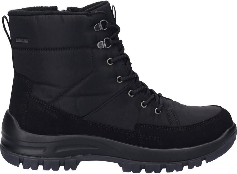 JOSEF SEIBEL Veterboots 'Stiefeletten Boot Herren 18450PL110 100 Leder-Mix in schwarz' zwart