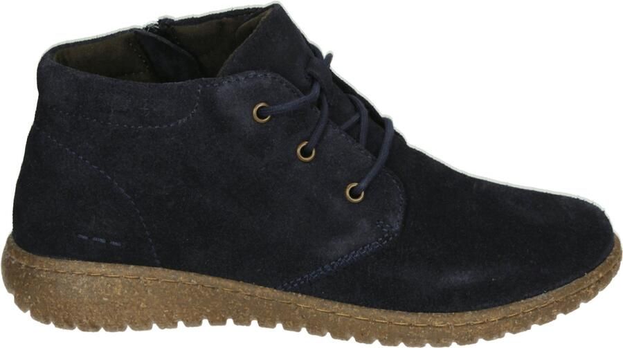Josef Seibel ANGELINA 07 Hoge sneakers Veterboots Dames veterschoenen Dames sneakersHalf-hoge schoenen Blauw