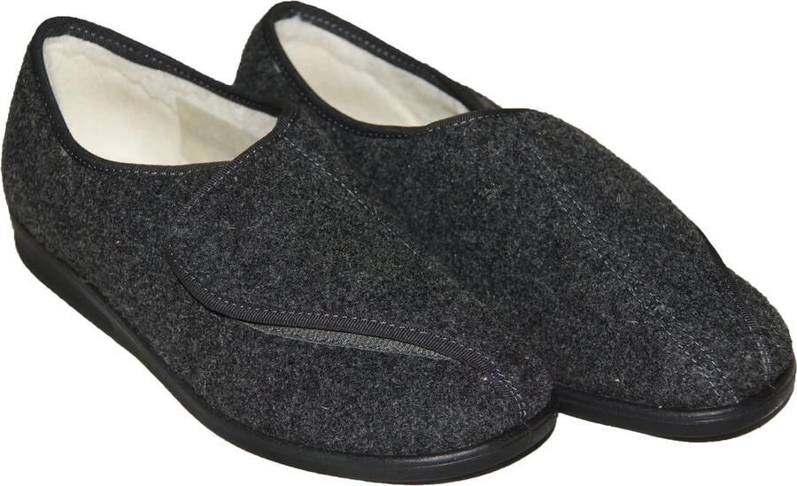 Josef Seibel Belfort 85 W Hausschuh für Herren Grau