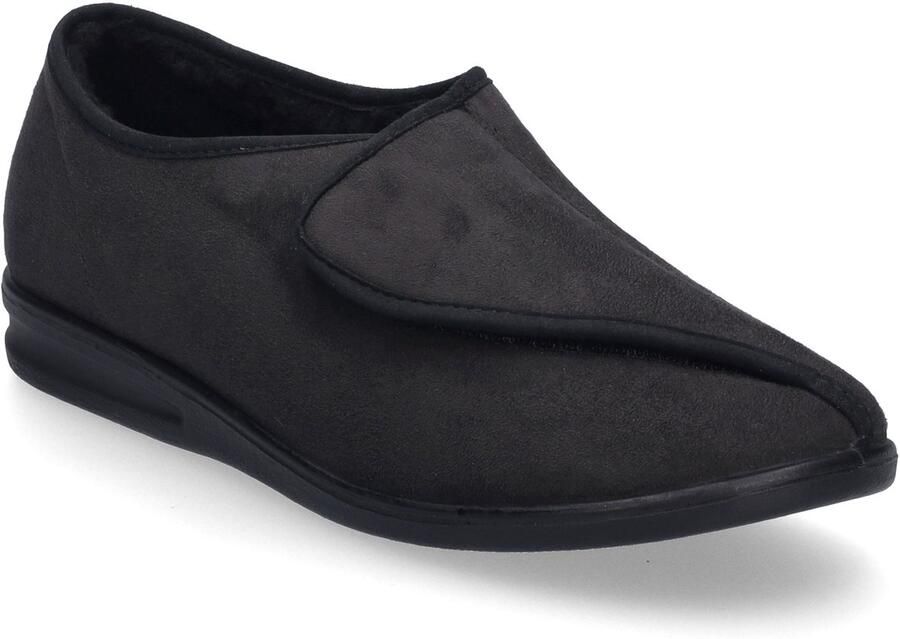 Josef Seibel Belfort 85 W Hausschuh für Herren Schwarz