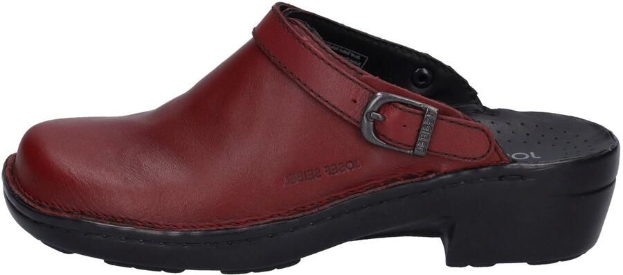 JOSEF SEIBEL Clogs 'BETSY' bordeaux zwart
