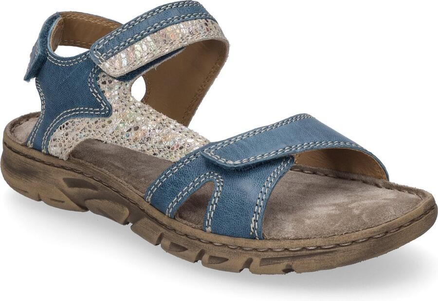 Josef Seibel Sandalen Brenda 03 zomerschoen sandaal blokhak met praktische klittenbandsluitingen