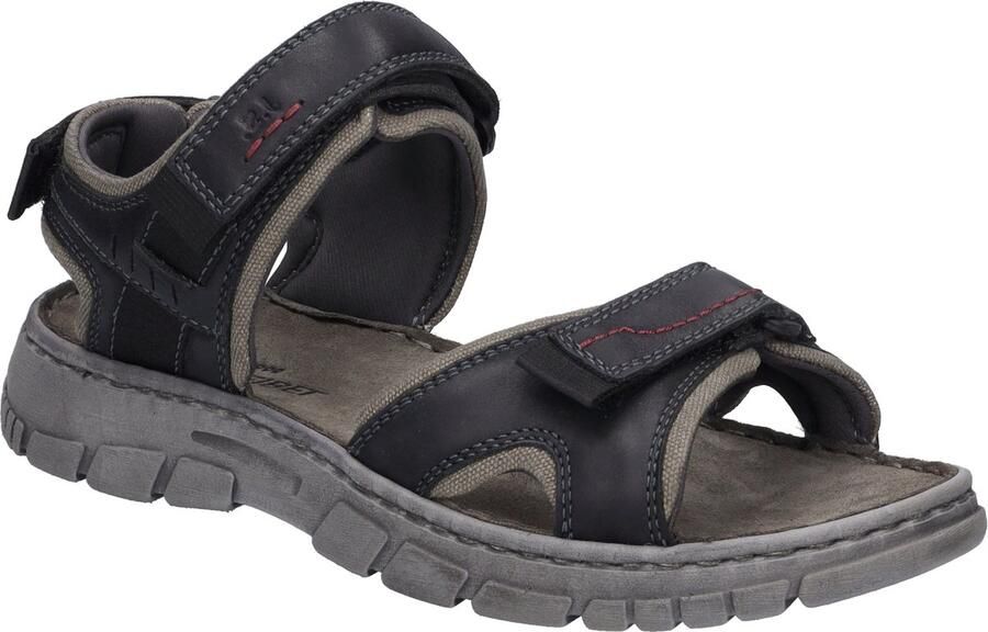Josef Seibel Brendan 03 Sandale für Herren Schwarz