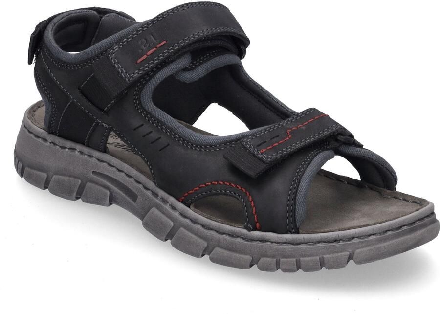 Josef Seibel Brendan 04 Sandale für Herren Schwarz