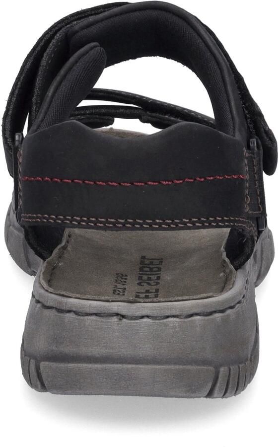 JOSEF SEIBEL Sandalen 'Sandale Herren 16801TE261 100 Echtleder in schwarz' zwart
