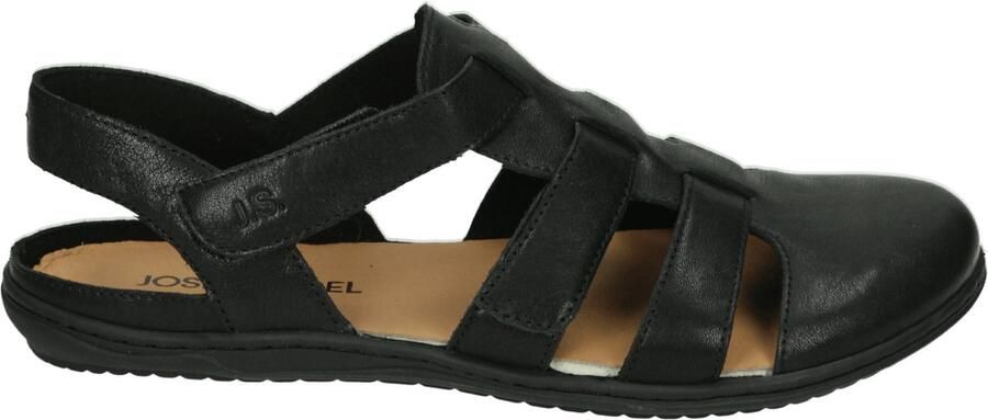 Josef Seibel CAITLYN 01 Platte sandalenDames SandalenBarefoot Zwart