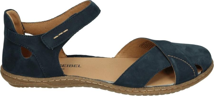 Josef Seibel CAITLYN 05 Platte sandalenDames SandalenBarefoot Blauw