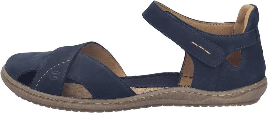 Josef Seibel CAITLYN 05 Platte sandalen Dames SandalenBarefoot Blauw