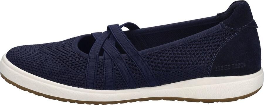 Josef Seibel Ballerina's met riempje Caren 67 Slipper sneaker instapper met lederen inzet op de hiel