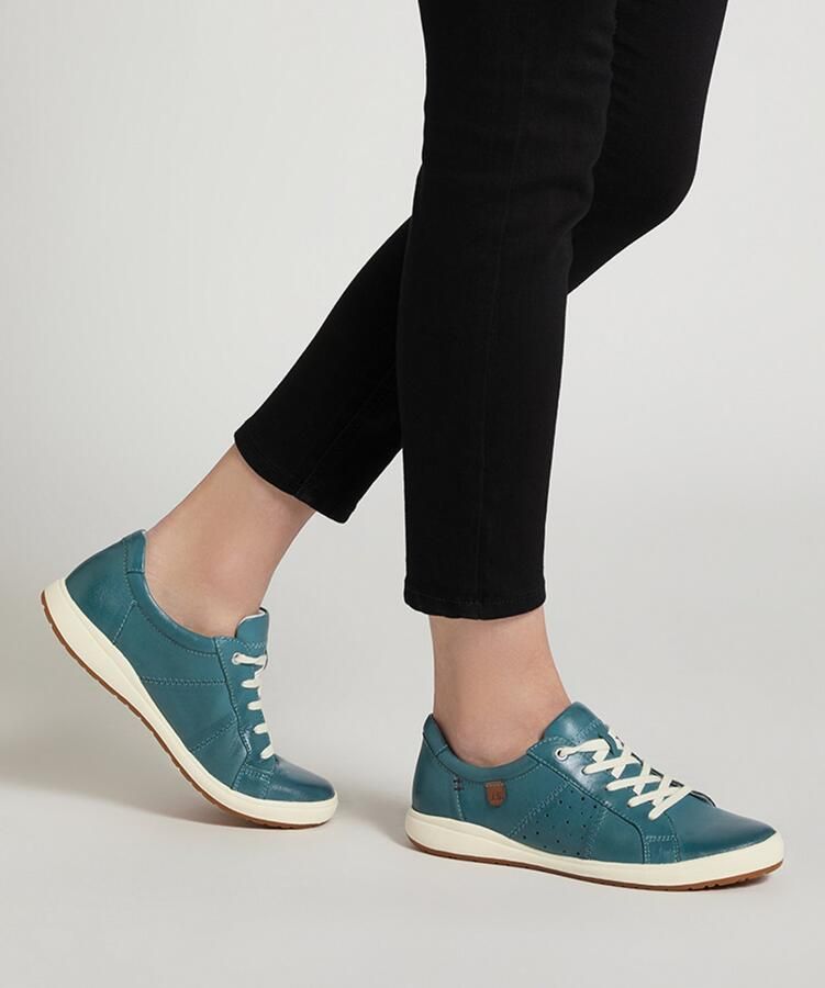 Josef Seibel Sneakers CAREN 01 vrijetijdsschoen lage schoen veterschoen met gepolsterde schacht