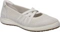 Josef Seibel Ballerina's met riempje Caren 67 slipper sneaker instapschoen met metallic inzet op de hiel - Wit